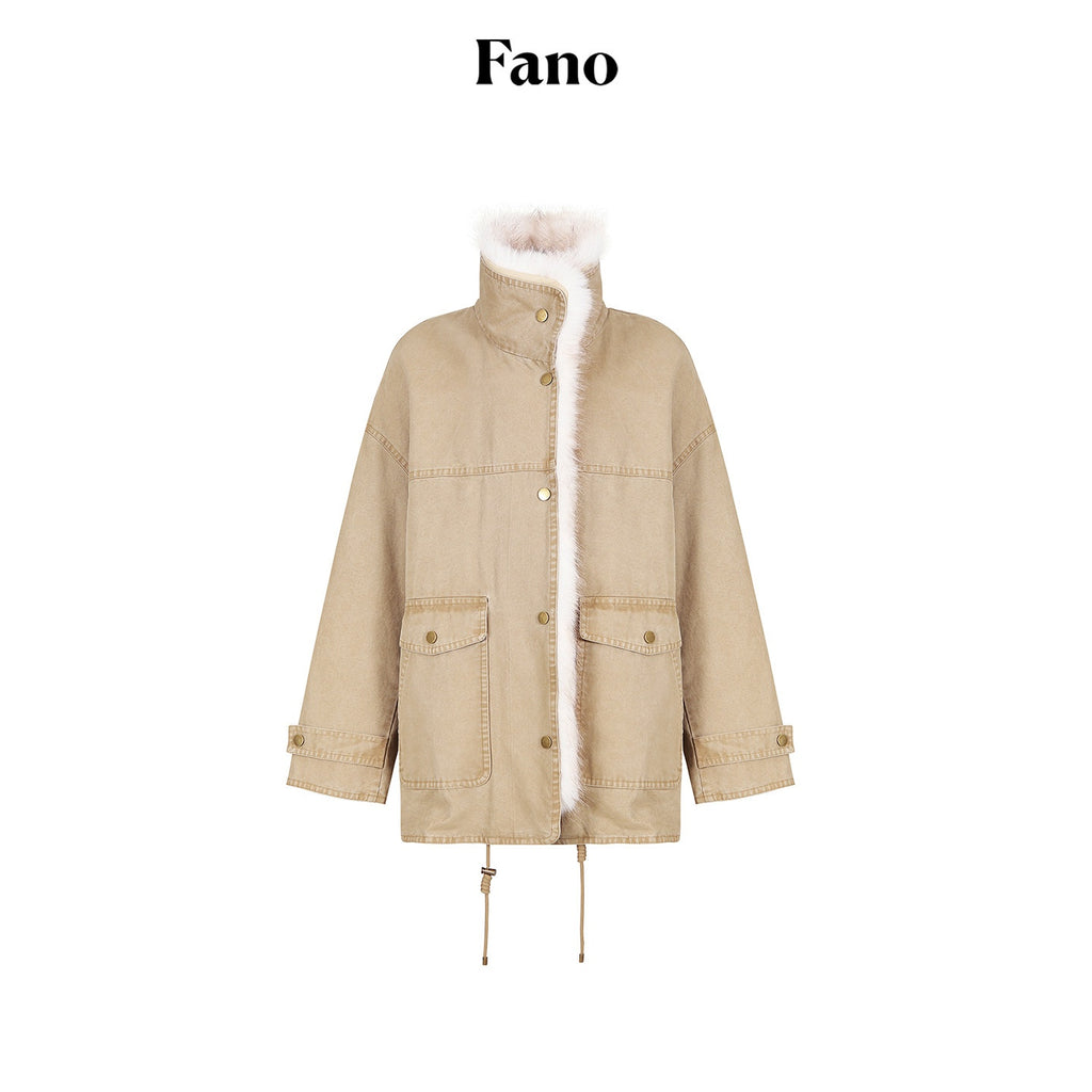 fano_90%_White_Duck_Down_Warm_Korean_Straight_Washed_Khaki_Stand_Collar_Down_Jackets_MISSTT