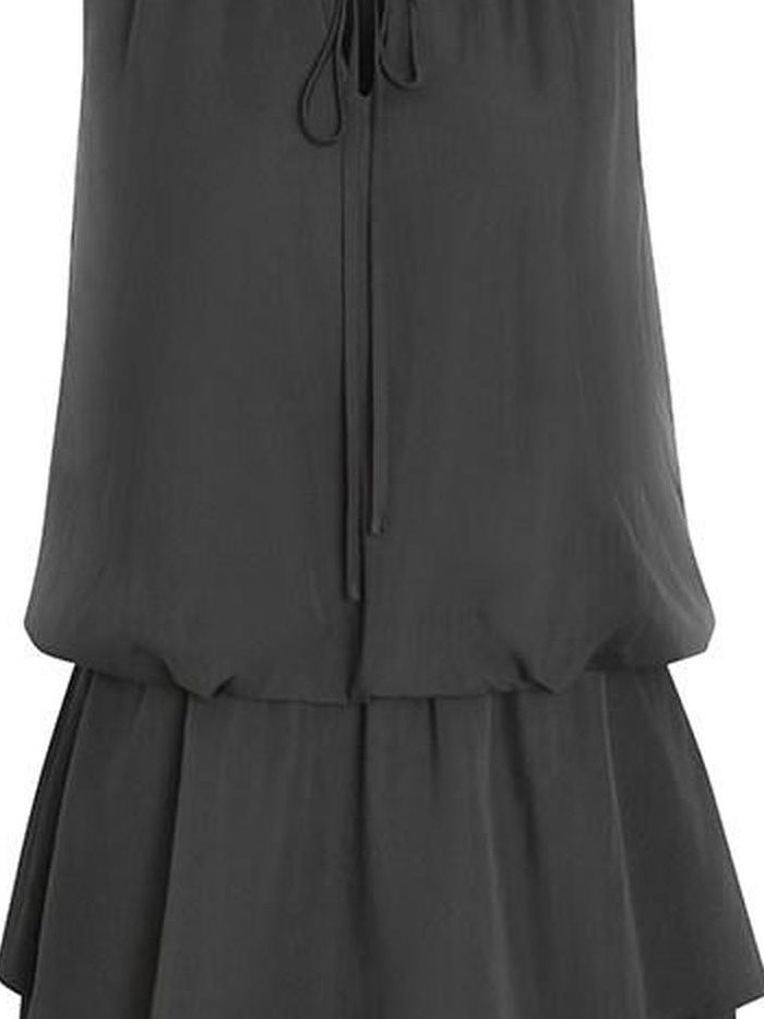 fano Viscose Blend Sleeveless Flared Waist Korean Office Date Off Shoulder Crop Tops