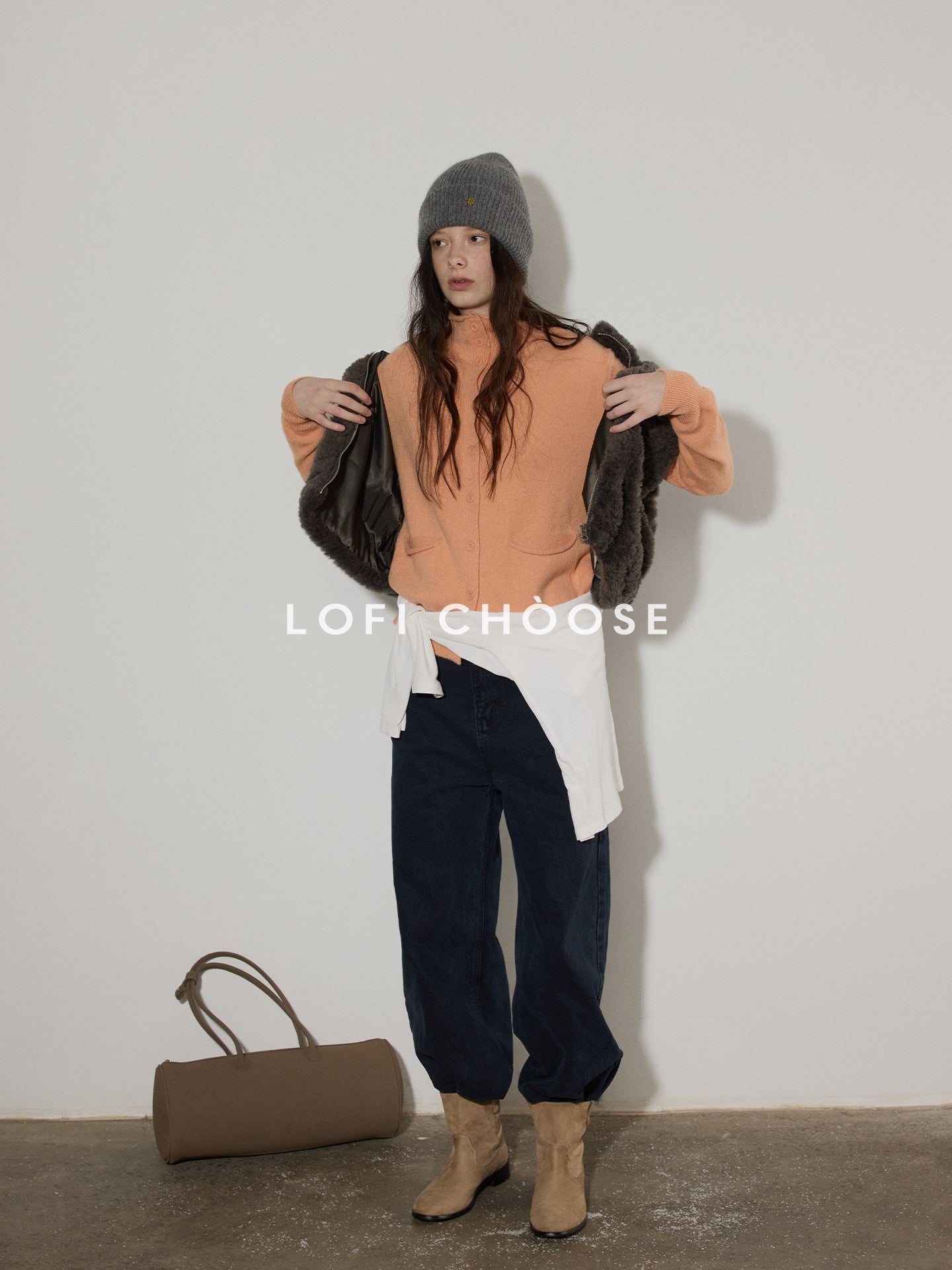 Lofi_choose_Soft_Wool_Blend_Rolled_Edge_Loose_Office_Knit_Button_Long_Sleeve_Cardigans_MISSTT
