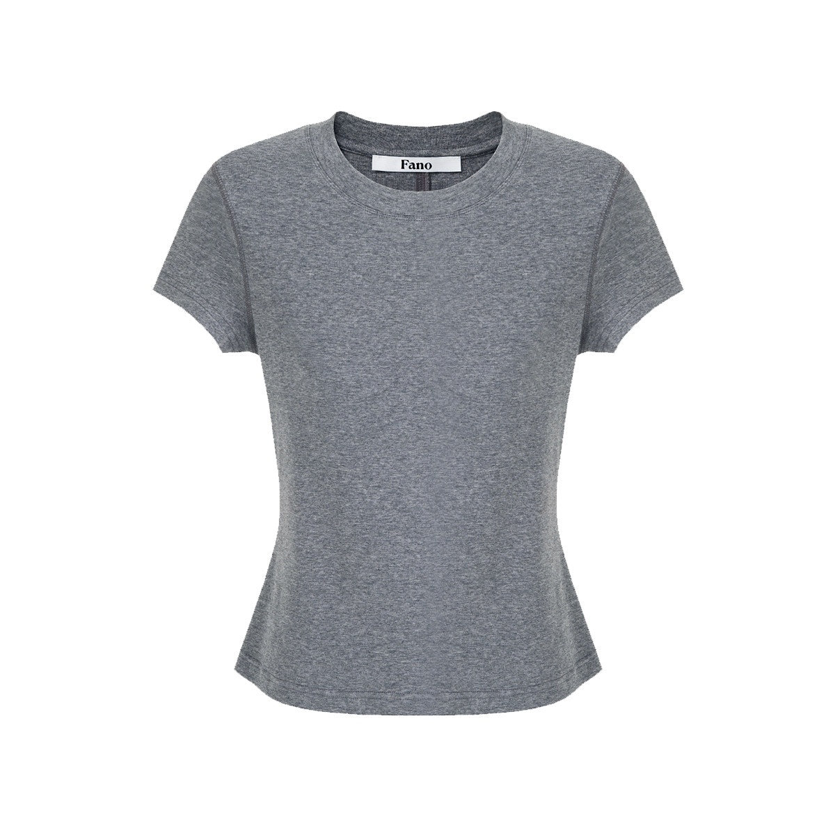fano_Cooling_Lyocell_Blend_Korean_Slim_Short_Sleeve_Tee_Basic_Crop_Tops_MISSTT