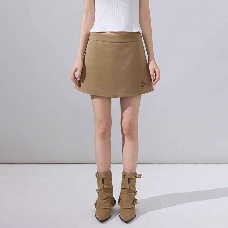 ikyou_Wrinkle_Free_Embroidered_High_Waist_A_Line_Casual_Women_Polyester_Mini_Skirts_MISSTT