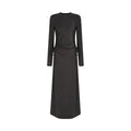 unspoken_Breathable_Tencel_Ruched_High_Waist_A_Line_Long_Sleeve_Slim_Office_Maxi_Dresses_MISSTT