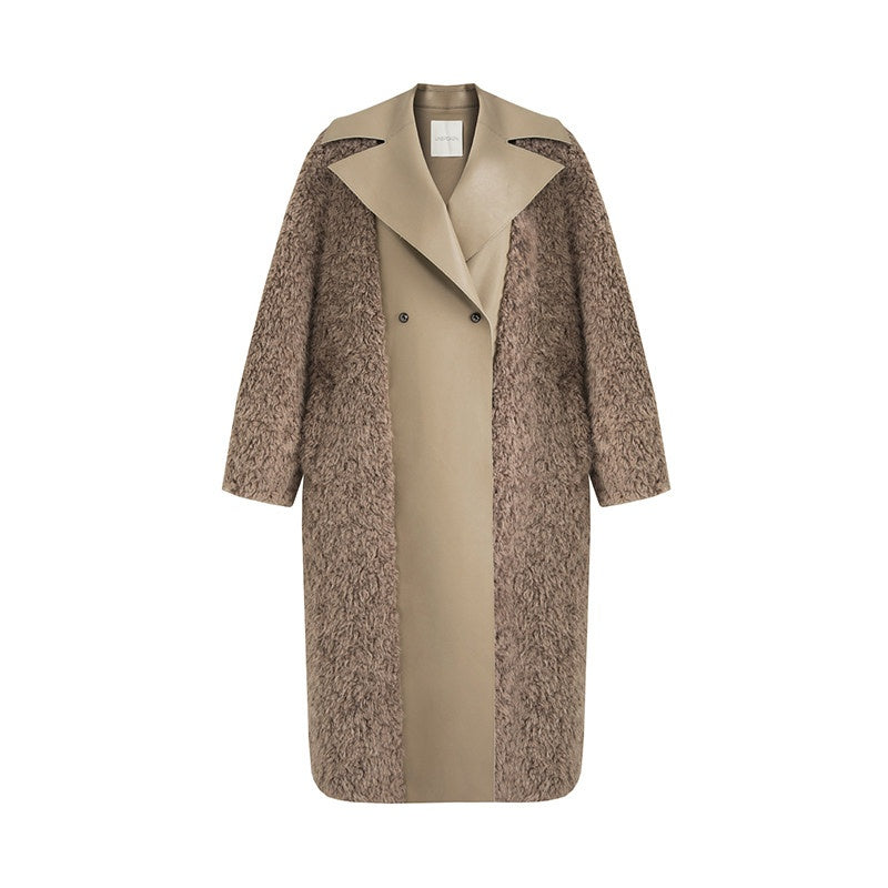 unspoken_Thick_Faux_Fur_Patchwork_Oversized_Simple_Workwear_Women_Beige_Brown_Long_Coats_MISSTT