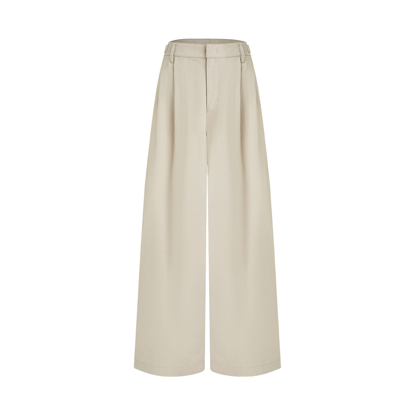 unspoken_Pleated_Natural_Waist_Minimalist_Loose_Women_Khaki_Zipper_Wide_Leg_Pants_MISSTT