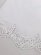 audreyyang Minimalist Wide Leg Elastic Natural Waist Women Polyester Straight Pants