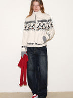 fano Thermal Wool Blend Warm Loose Fit Stand Collar Commuter Zip Front Knit Cardigans