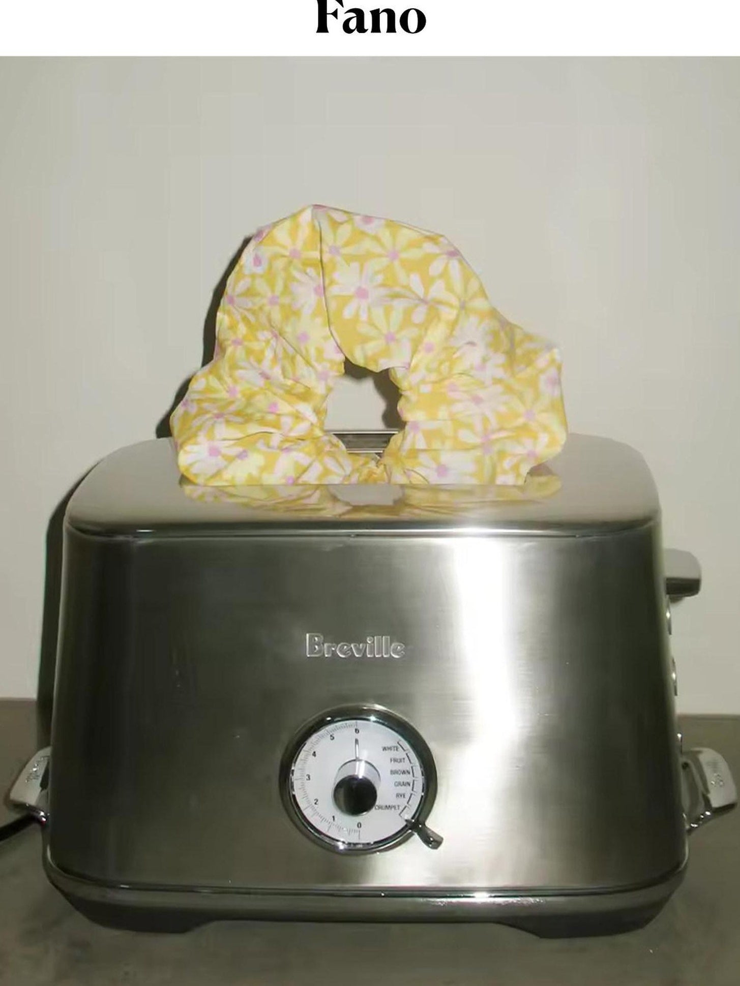 fano Soft Milky Yellow Elastic Minimalist Scrunchie For Women Daily Hair Accessories