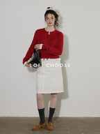 Lofi choose Cozy Button Front Relaxed Fit Workwear Women Knit Long Sleeve Cardigans