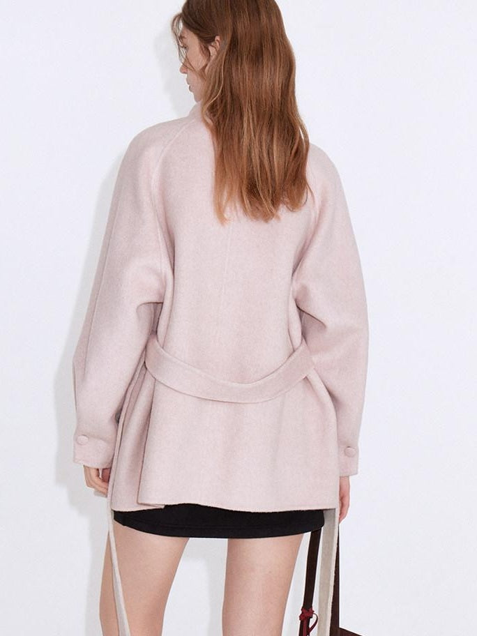 fano 68 Percent Wool Blend Korean Commuter Straight Fit Blazer Women Wool Coats