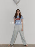 Lofi_choose_Office_Relaxed_Printed_Round_Neck_Women_Light_Blue_Short_Sleeve_T-Shirts_MISSTT