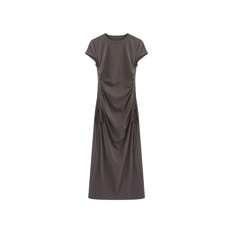 fano_Soft_Cotton_Knit_High_Waist_A_Line_Button_Mock_Neck_Midi_Dresses_MISSTT