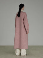 unspoken Pure 100 Wool Pockets Longline Straight Minimalist Commuter Women Wool Coats