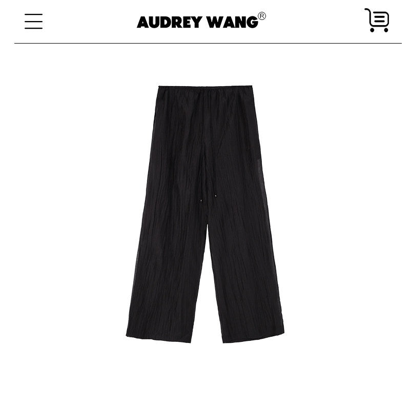 audreyyang_Rhinestone_Asymmetric_Loose_Commuter_Cotton_Black_Women_Short_Sleeve_T-Shirts_MISSTT