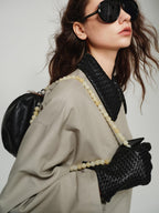 audreyyang Lightweight Casual Long Sleeve Women Nylon Cotton Light Gray Bomber Jackets
