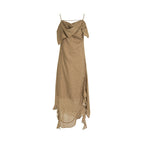 unspoken_Cotton_High_Waist_Irregular_Hem_Minimal_Work_Strappy_Brown_Maxi_Dresses_MISSTT