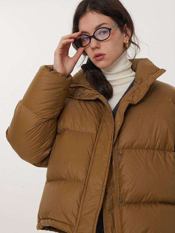 fano Light 150G 90 Percent White Duck Down Commuter Stand Collar Zipper Down Jackets