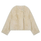 unspoken_Minimal_Off_White_Button_Front_Crew_Neck_Straight_Fit_Office_Short_Coat_MISSTT