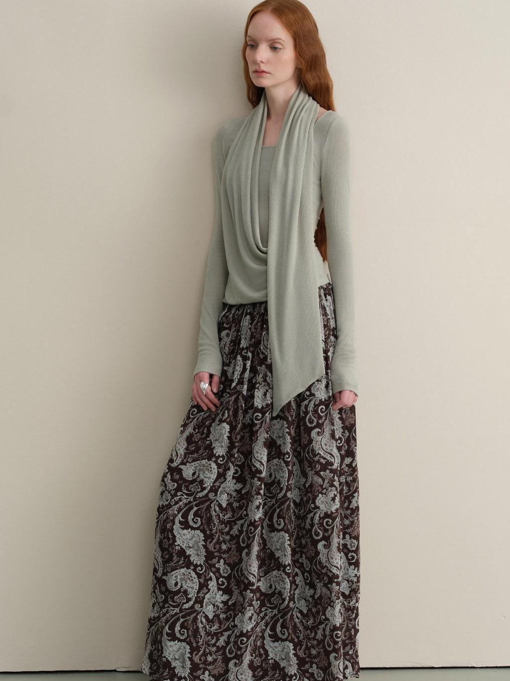 someonesometimes Faux Cashmere Windproof Slim Fit U Neck Women Duck Egg Blue Sweaters