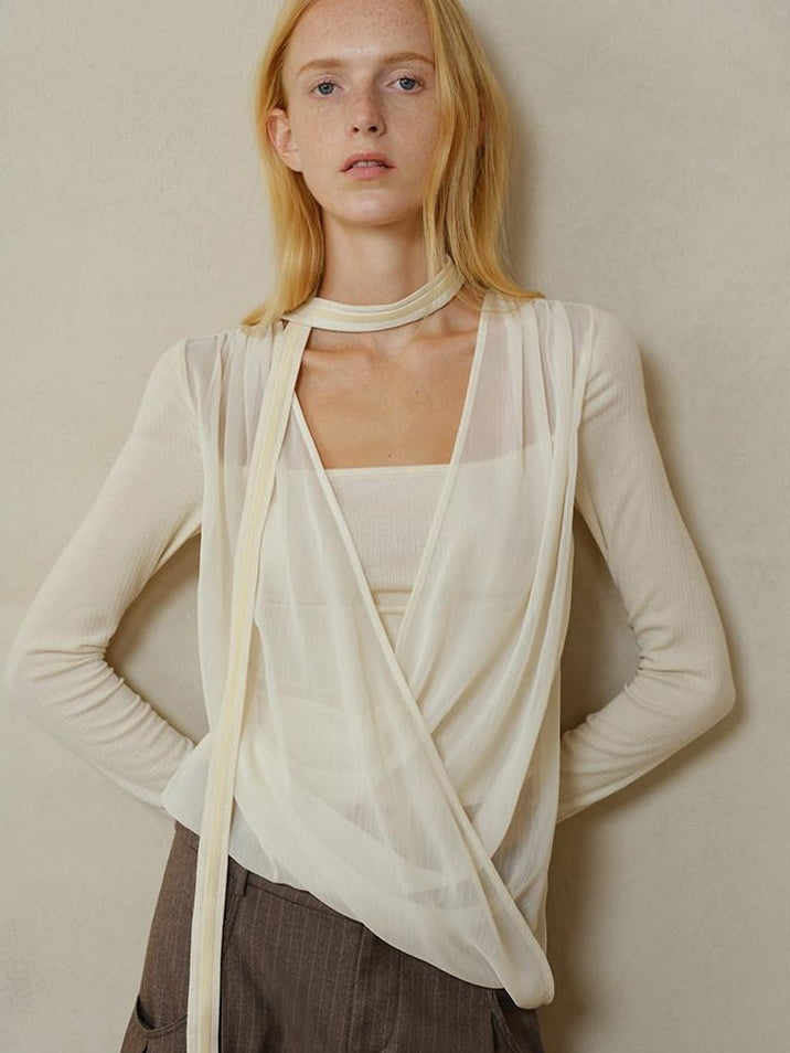 someonesometimes Soft Wool Blend Slim Round Neck Long Sleeve Women Almond Beige Knit Cardigans