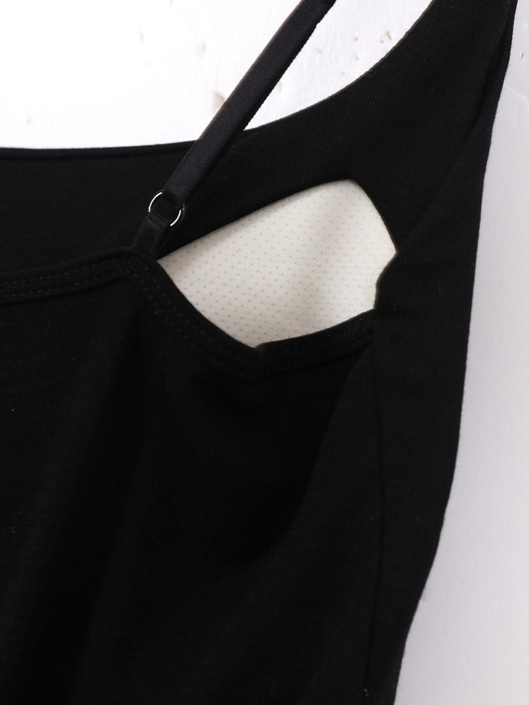 audreyyang Slim U Neck Built In Padding Polyester Blend One Size Versatile Women Camisoles