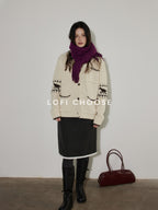 Lofi choose High Waist Office Ready Solid Panel Straight Loose Fit Women Midi Skirts