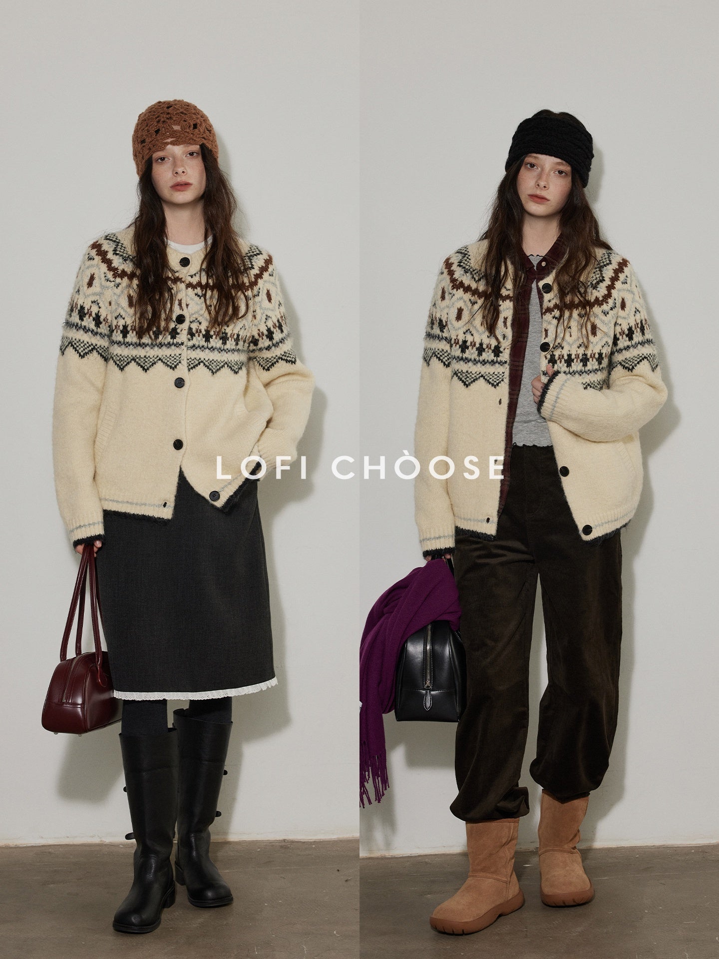 Lofi_choose_Soft_Thick_Knit_Retro_Geometric_Button_Front_Round_Neck_Women_Cream_Cardigans_MISSTT