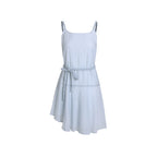 fano_Elegant_High_Waist_Aline_Sleeveless_Tie_Waist_Lyocell_Light_Blue_Midi_Dresses_MISSTT