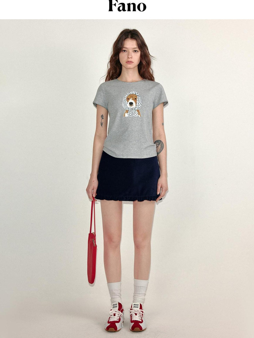 fano Viscose Blend Korean Slim Fit Crew Neck Animal Print Women Short Sleeve T-Shirts