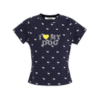 fano_Stretch_Cotton_Slim_Korean_Commuter_Crew_Neck_Women_Navy_Short_Sleeve_T-Shirts_MISSTT
