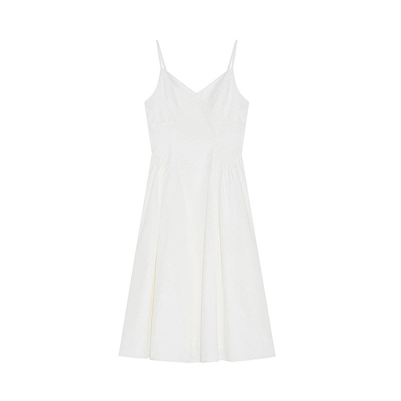 fano_100_Percent_Cotton_Minimalist_Commuter_Loose_Waist_V-neck_Camisole_Maxi_Dresses_MISSTT
