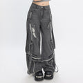 catwish_Distressed_Punk_Ribbon_Tie_Ripped_Women's_Denim_Wide-leg_Jeans_1047671050054_MISSTT