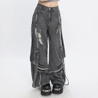 catwish_Distressed_Punk_Ribbon_Tie_Ripped_Women's_Denim_Wide-leg_Jeans_1047671050054_MISSTT