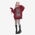 catwish_Skull_Spider_Lapel_Tie_Cutout_Asymmetrical_Women's_Viscose_Sweaters_867432999716_MISSTT