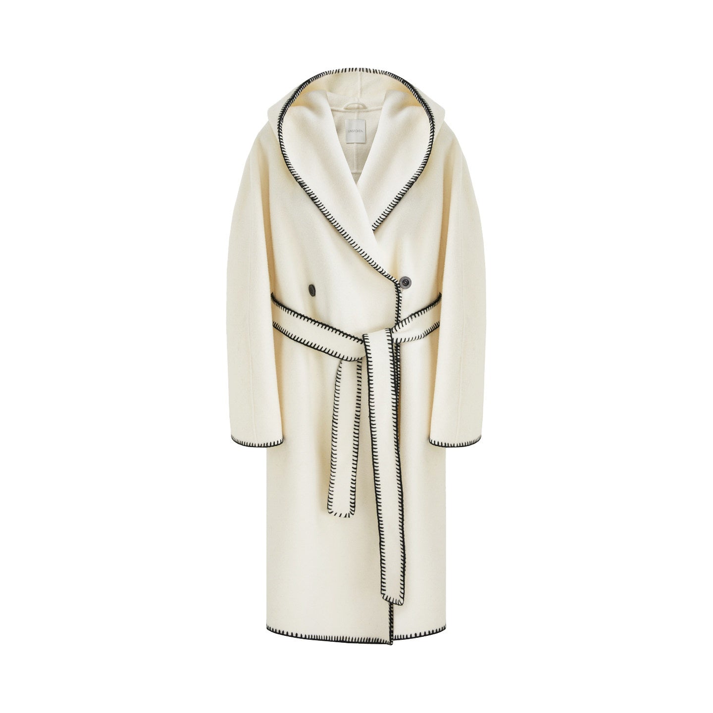 unspoken_Thick_Hooded_Oversized_Mid_Length_Tie_Belt_Minimalist_Commuter_White_Wool_Coats_MISSTT