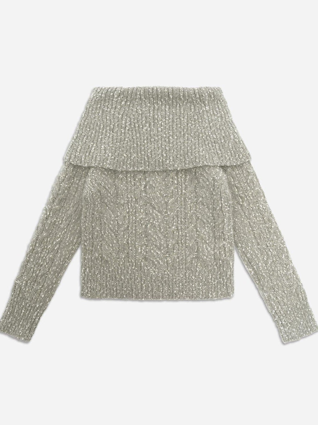someone sometimes Wool Mohair Blend Oversized Casual Knit Pullover Women Dark Mist Green Sweaters