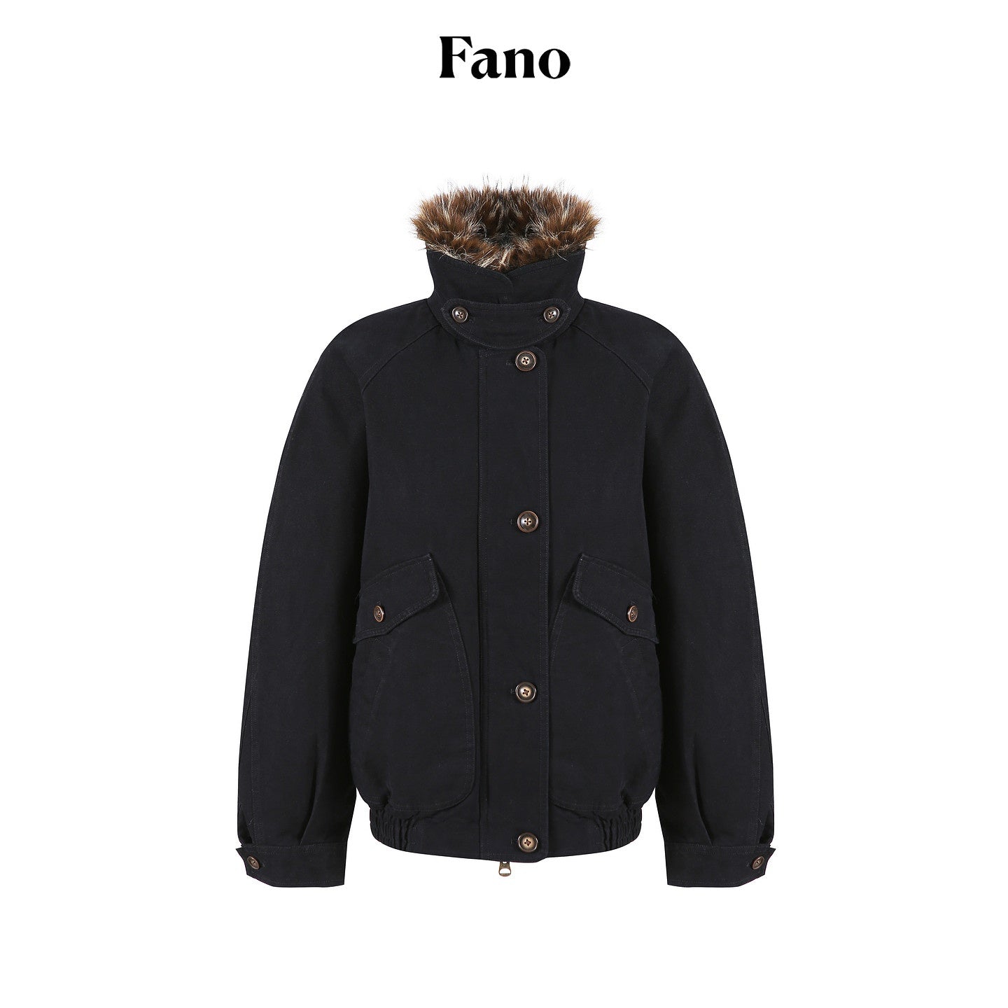 fano_Warm_90%_White_Duck_Down_Fur_Collar_Loose_High_Waist_Minimal_Black_Down_Jackets_MISSTT