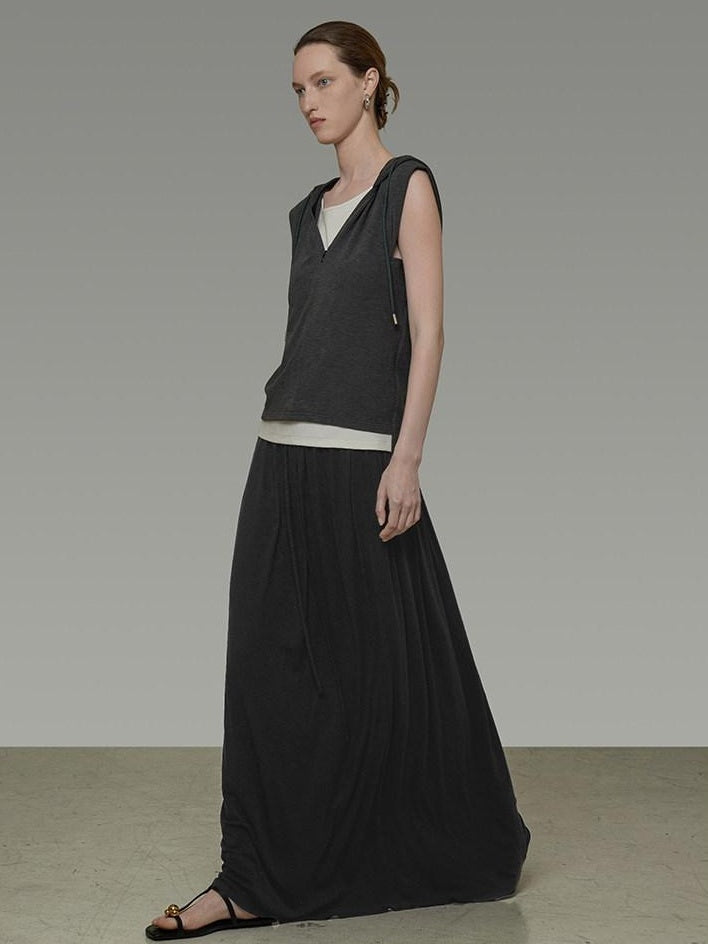 unspoken Soft Viscose Short Sleeve Hooded Casual Long Pants Top & Pants Sets