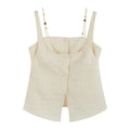 someonesometimes_Button_Detail_Workwear_Straight_Fit_Stretch_Almond_Beige_Camisoles_MISSTT