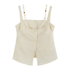 someonesometimes_Button_Detail_Workwear_Straight_Fit_Stretch_Almond_Beige_Camisoles_MISSTT