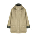 unspoken_Breathable_Pure_Cotton_Minimalist_Loose_Midlength_Women_Plaid_Khaki_Trench_Coats_MISSTT