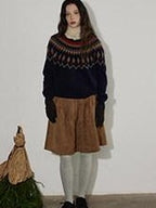 Lofi choose Flattering High Waist Ruched A Line Office Khaki Polyester Women Midi Skirts