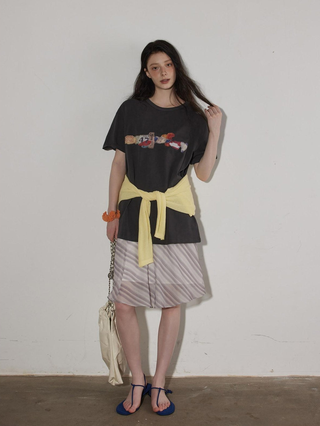 Lofi choose Breathable Loose Fit Commuter Crew Neck Text Print Short Sleeve T-Shirts