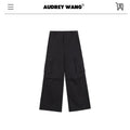 audreyyang_Cotton_Blend_Geometric_Pocket_Relaxed_Fit_Commuter_Women_Straight_Pants_MISSTT
