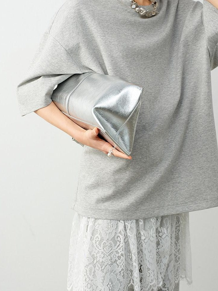 audreyyang Breathable Cotton Blend Minimalist Commuter Loose Fit Women Wide Leg Pants