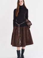 fano Soft Acrylic Blend Turtleneck Slim Fit Pullover Knit Women Everyday Sweaters