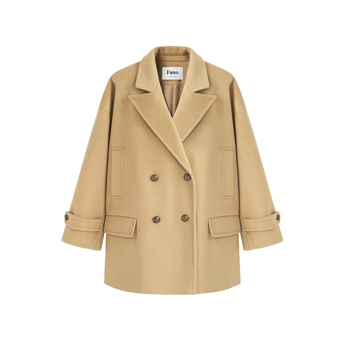 fano_Minimalist_Commuter_Straight_Fit_Double_Breasted_Lapel_Pocket_Women_Short_Coat_MISSTT