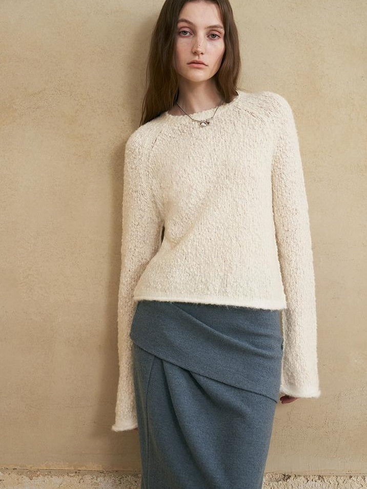 someone sometimes Versatile Lined Knit Slit Straight H Line Mid Waist Women Casual Maxi Skirts
