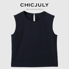 chicjuly 3d Draped Tailoring Flower Bud Silhouette Lightweight Women's Top & Skirt Sets 787764569296
