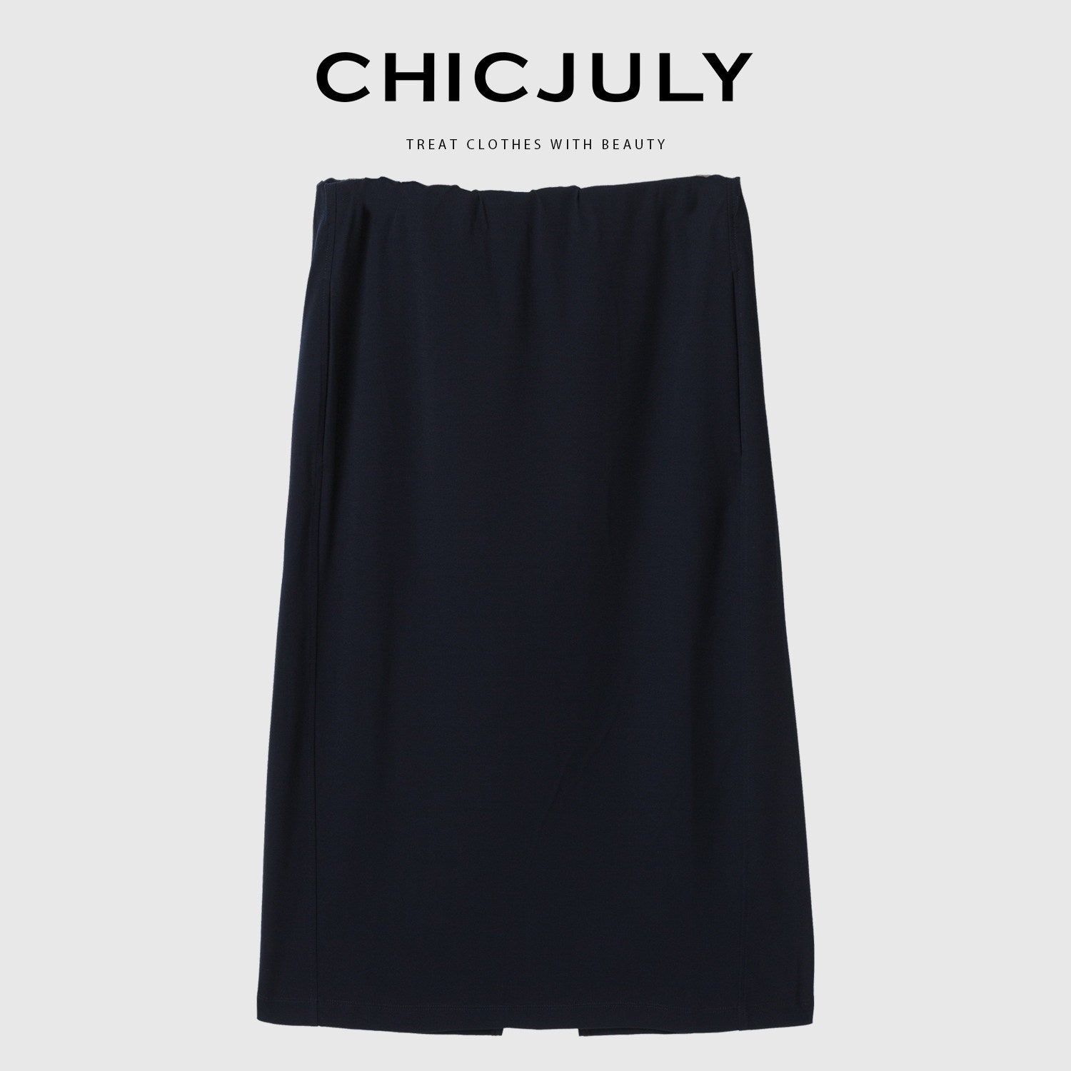 chicjuly 3d Draped Tailoring Flower Bud Silhouette Lightweight Women's Top & Skirt Sets 787764569296