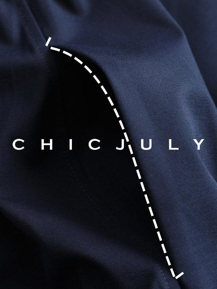 chicjuly 3d Draped Tailoring Flower Bud Silhouette Lightweight Women's Top & Skirt Sets